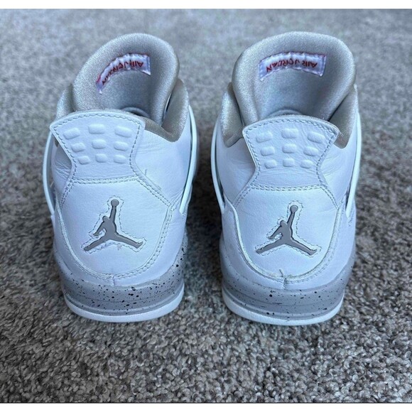 Nike Air Jordan 4 Retro White Oreo Size 5 Youth (Size 6.5 Women's) - Picture 4 of 9